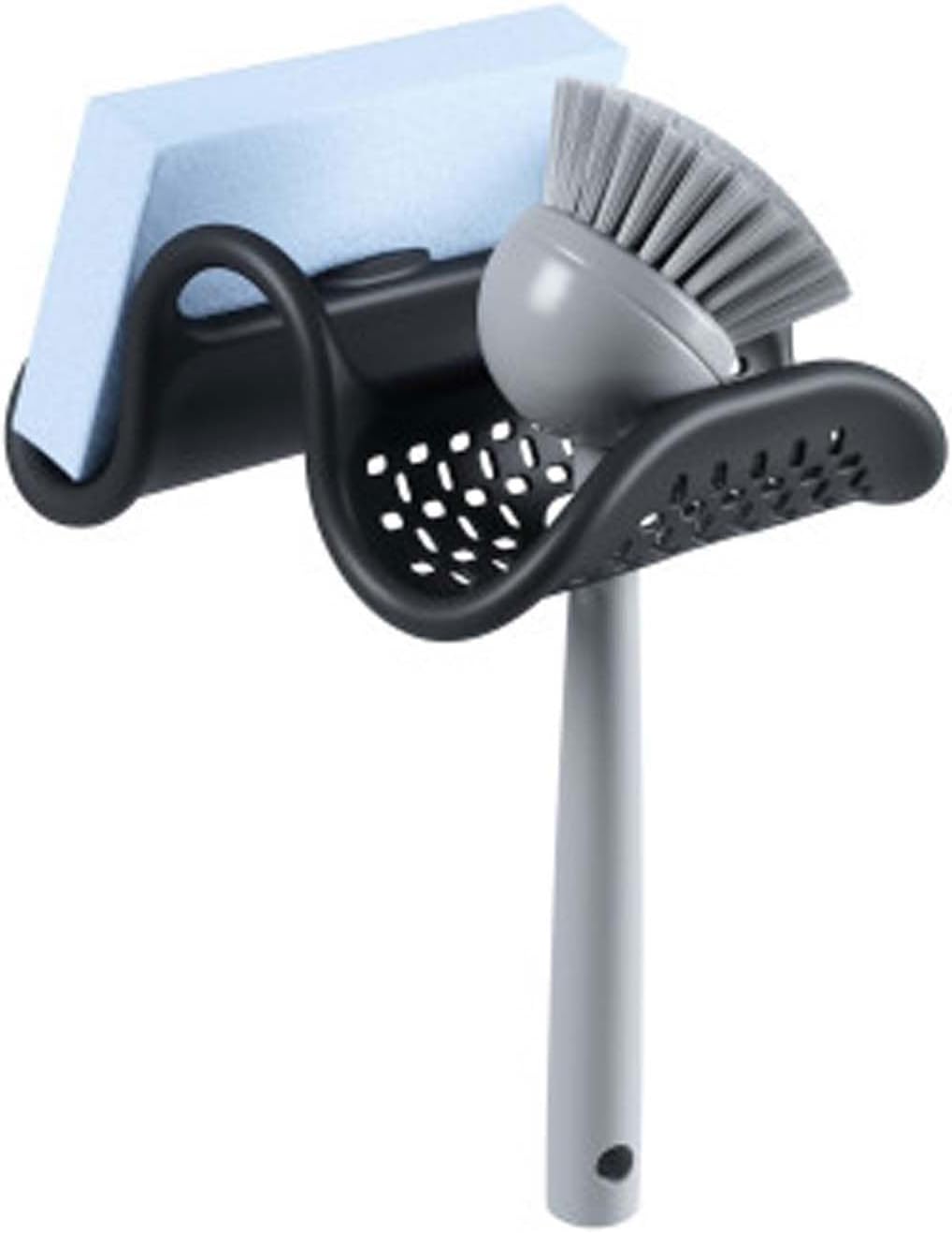 Umbra Sling Flexible Sink Caddy, Non-Slip – Holds Sponge and Scrubbing Brush or Dishrag, Storage