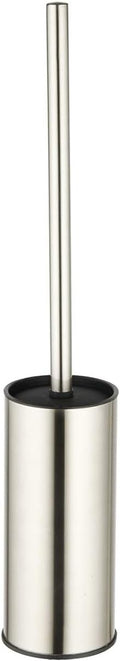 BGL Toilet Brush Holder Brushed Nickel, Stainless Steel 304 Brushed Nickel Round Freestanding