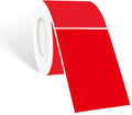STARLIBOO 250 Red 2*3 Inch Rectangle Removable Writable Color Coding Labels, Name Tag Stickers