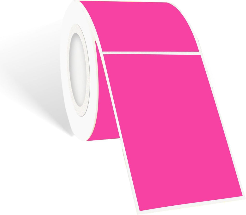 STARLIBOO Neon Colored Labels Stickers 3 x 2 Inch, Rectangle Moving Labels Stickers, 250Pcs Garage