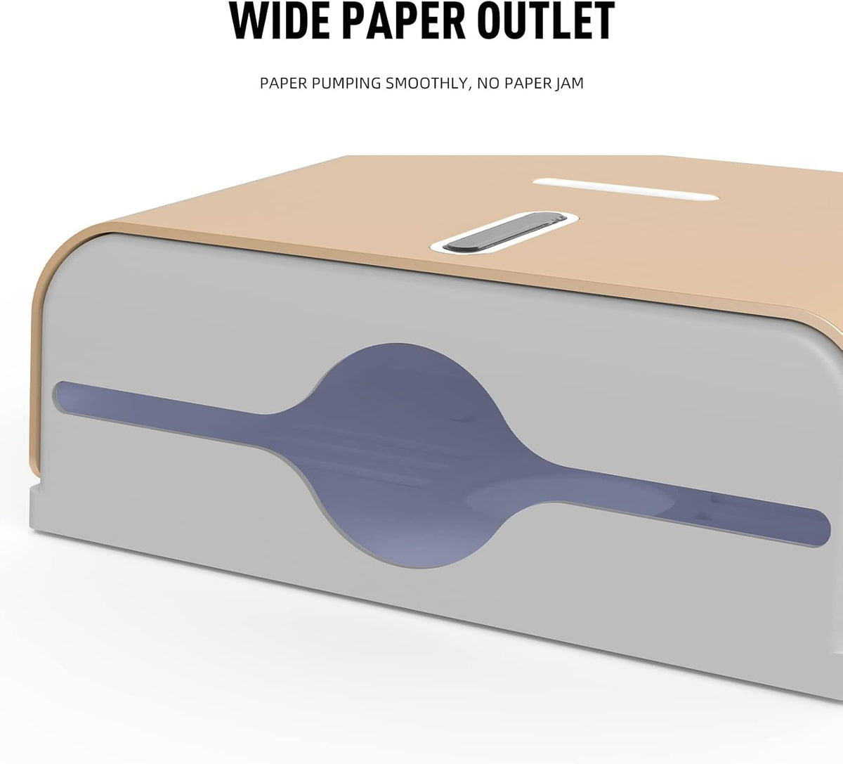 Paper Towel Dispenser Wall Mount, Adhesive No Drilling Multifold Trifold C Fold Commercial Hand
