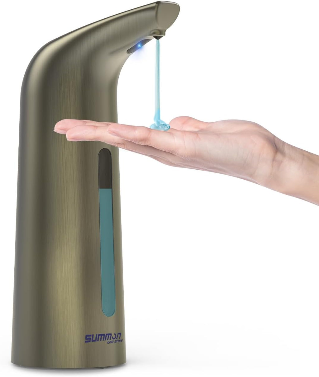 Automatic Liquid Soap Dispenser Touchless,400ML Modern Dish Soap Dispenser with Sensor,4 Gear
