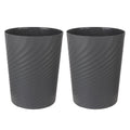 UUJOLY Plastic Small Trash Can Wastebasket, Garbage Container Basket for Bathrooms, Laundry Room