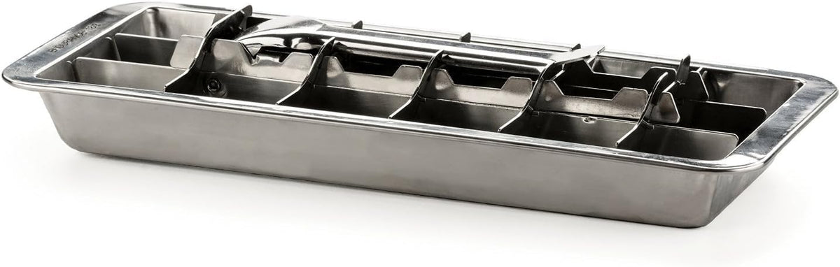 Vintage Inspired Ice Cube Tray | 18/8 Stainless Steel | 18 Slot Ice Cube Tray | Easy Release