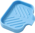 Silicone Bathroom Soap Dishes with Drain Spout-Bathroom and Kitchen Sink Organizer,Sponge