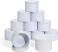 Tins With Lids, 3 Wicks Containers 12 Pack 14oz/420ml Seamless Bulk for Candle Making Supplies
