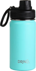 DRINCO Stainless Steel Water Bottle Spout Lid Vacuum Insulated Double Wall Water Bottle Wide Mouth