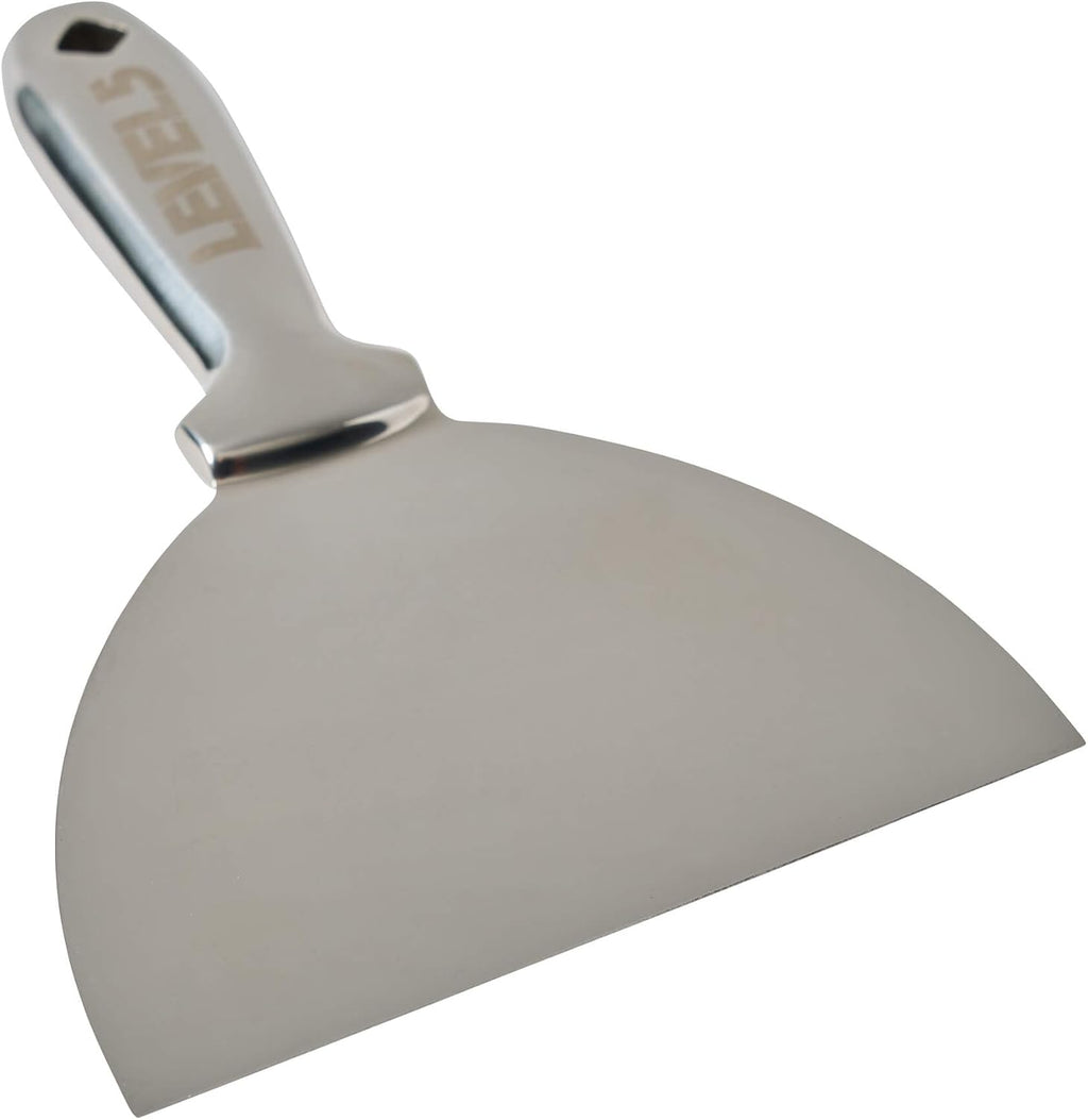 5" All Stainless Steel Joint Knife - LEVEL5 | Professional Grade Putty Blade, Premium Polished