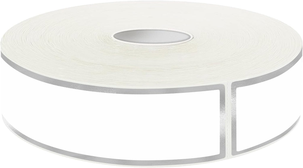 500 Silvery Border Removable Freezer Labels Water Oil Resistant with Perforation Line for Food