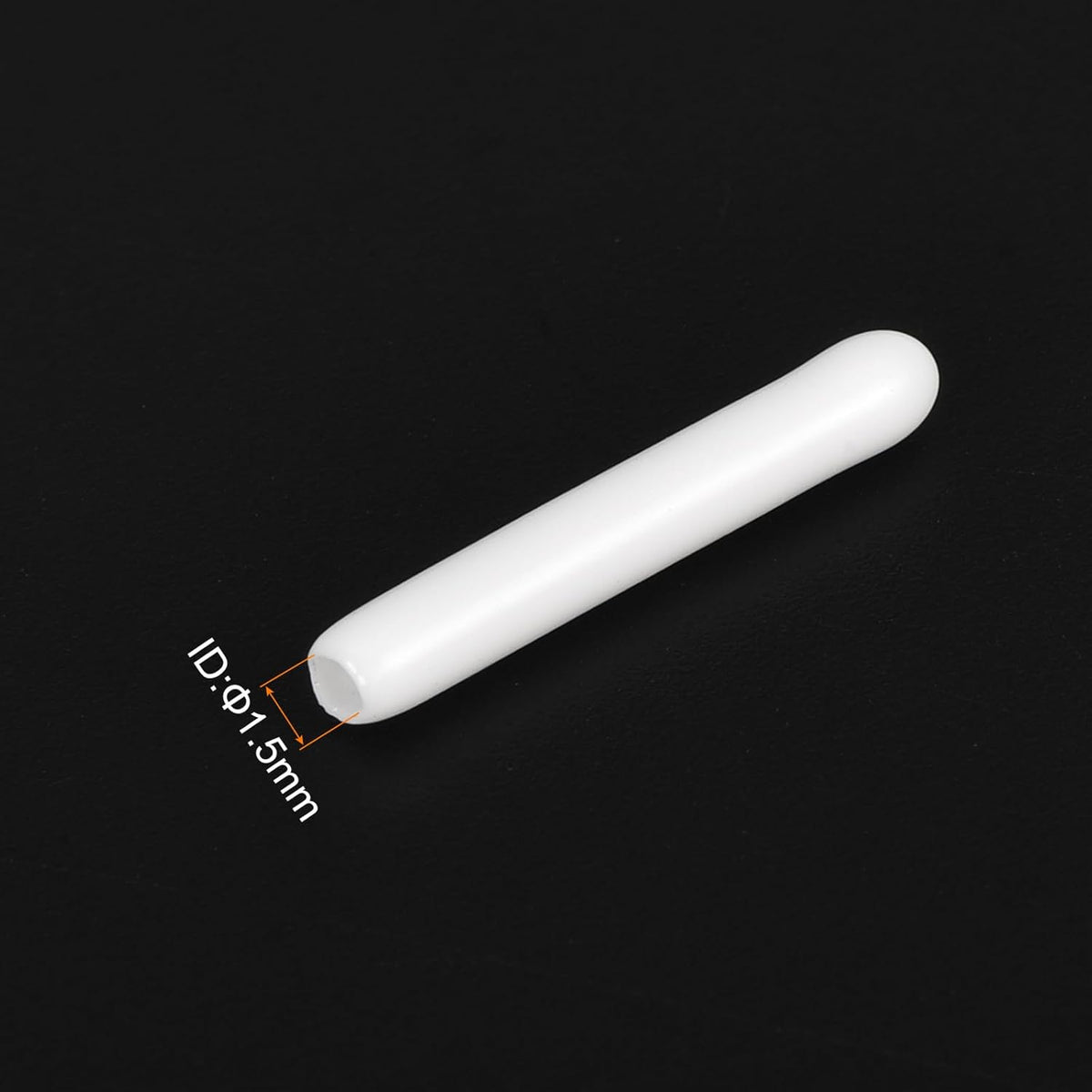 uxcell 20pcs Rubber End Caps 1.5mm(1/16") ID Vinyl Round End Cap Cover Screw Thread Protectors White
