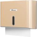 Paper Towel Dispenser Wall Mount, Adhesive No Drilling Multifold Trifold C Fold Commercial Hand
