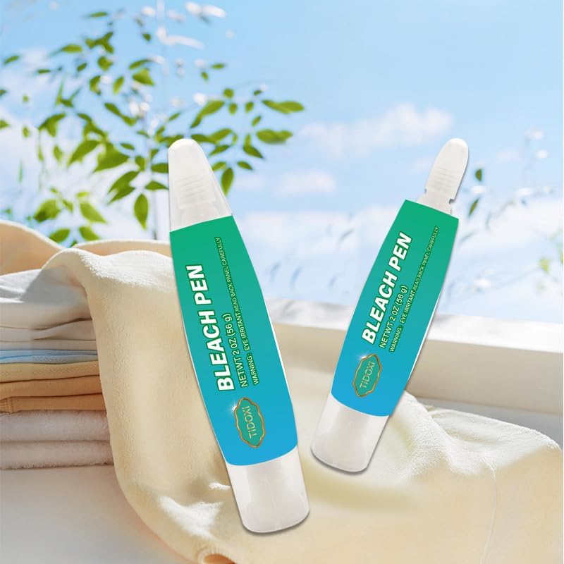 1PCS Tidoxi Bleach Pen,Bleach Pen for Clothing,Tidoxi Stain Remover Pen,Travel Size