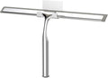 Shower Squeegee for Glass Doors, Squeegee for Shower Glass, Bathroom with Hook, Stainless Steel