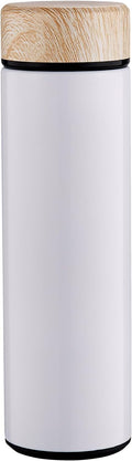 15oz Water Bottle Stainless Steel Thermos Flask - Insulated Vacuum, Leak Proof, Keeps Drinks