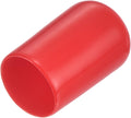 uxcell 20pcs Rubber End Caps 12.5mm(1/2 inch) ID Vinyl Round Tube Bolt Cap Cover Thread Protectors