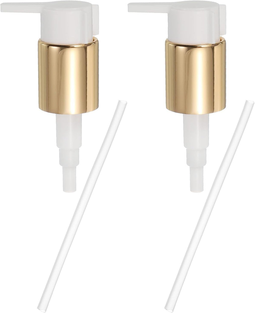 uxcell 2 Pcs Soap Dispenser Pump Heads, Hand Soap Dispensers Top Pumps Replacement Clip-on Pumphead