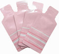 100 Pack 2.95x5.1 inch Heat Seal Sample Mylar Packets for Portable Travel Toiletries Empty