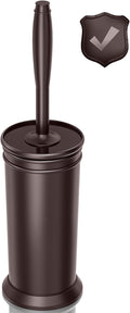 UPTRONIC Toilet Brush, Aluminum Alloy Toilet Brush and Holder Set with Extra Long Handle Durable
