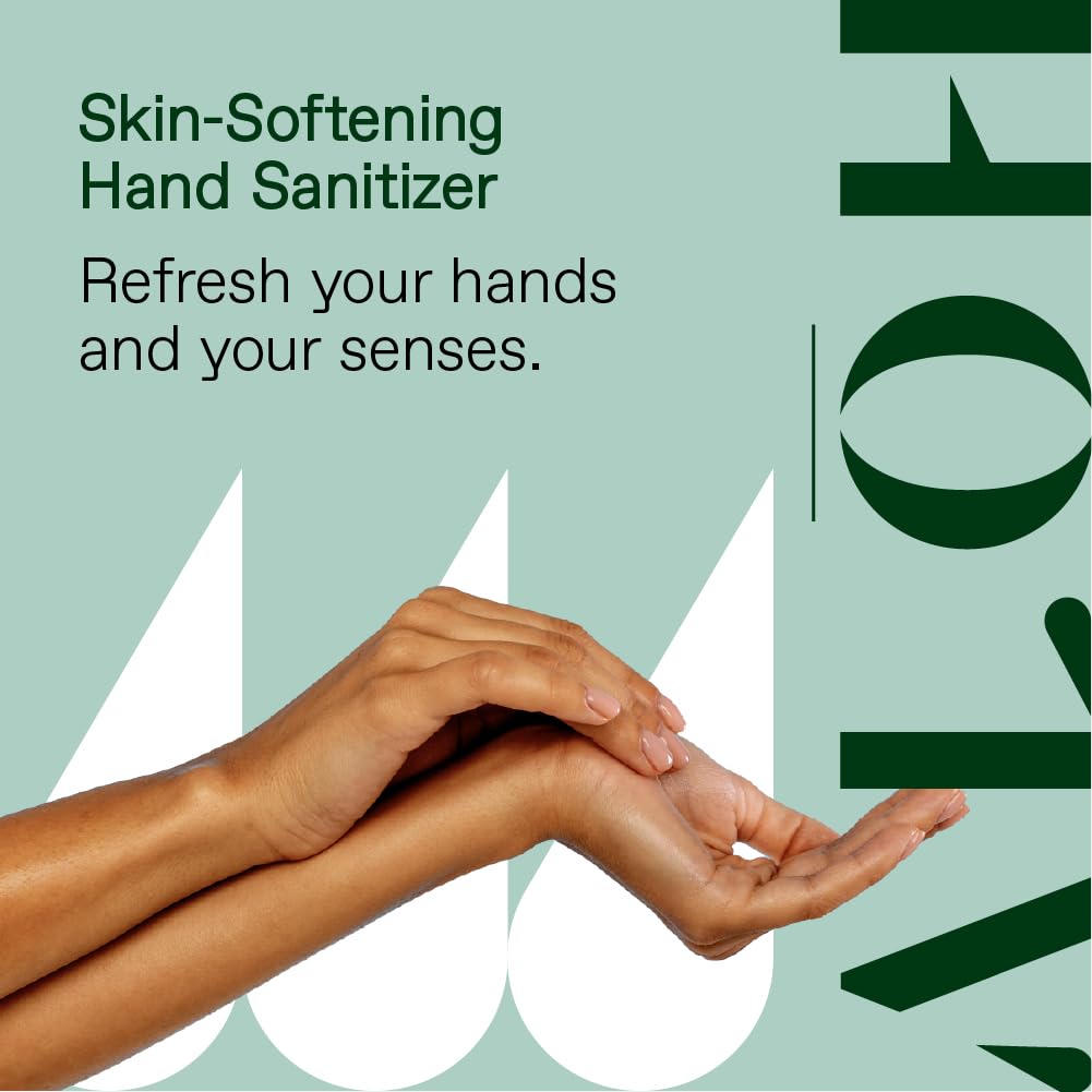 ALŌH Sanitizing Hand Gel 2-pack | Lemongrass + Aloe | 70% Alcohol Hydrating Hand Sanitizer Gel with