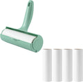 Large Lint Roller with Refills for Pet Hair Removal Extra Sticky 6.3 inch Wide Surface Lint Roller