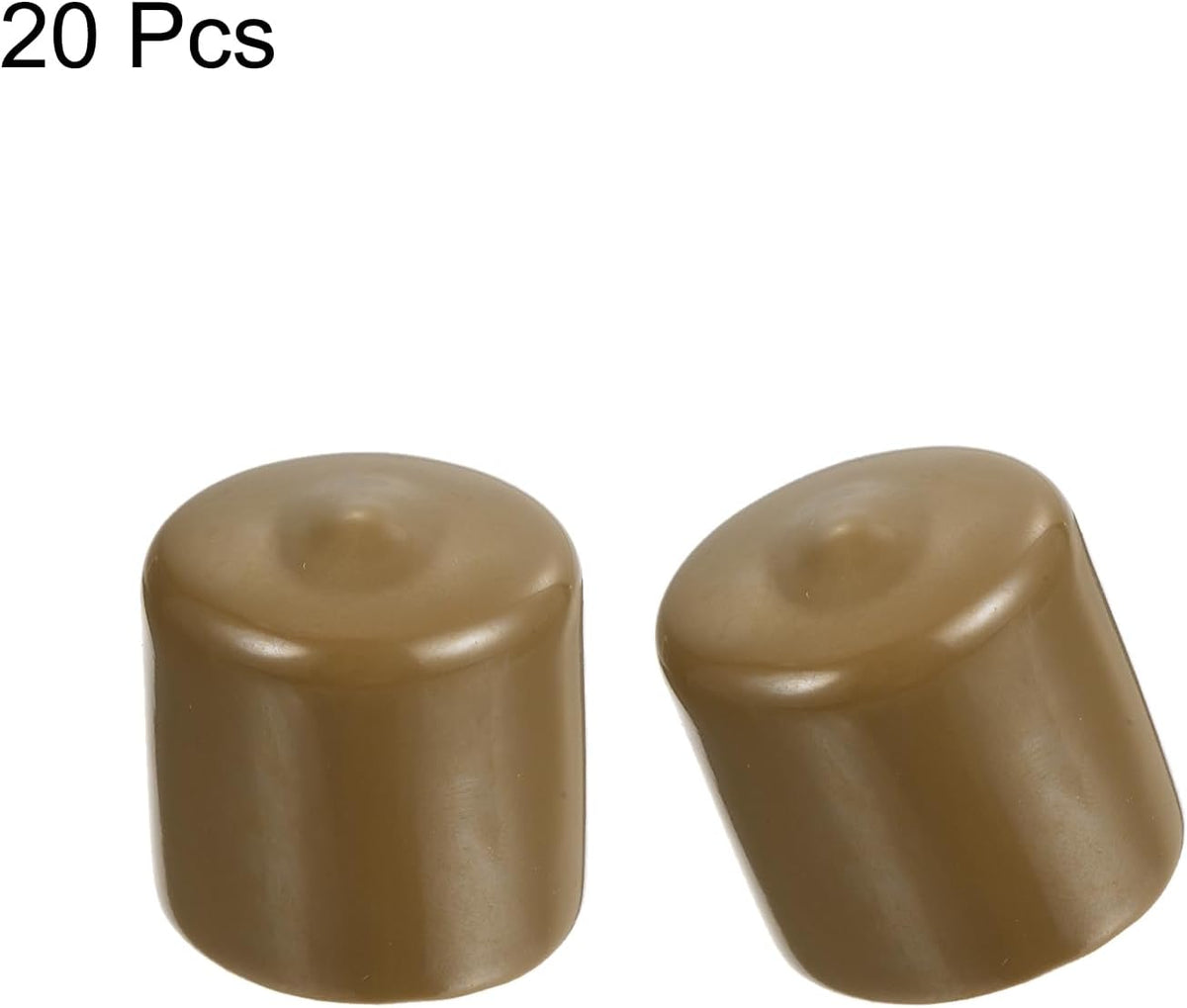uxcell 20pcs Rubber End Caps 26mm(1 Inch) ID Vinyl PVC Round Tube Bolt Cap Cover Screw Thread