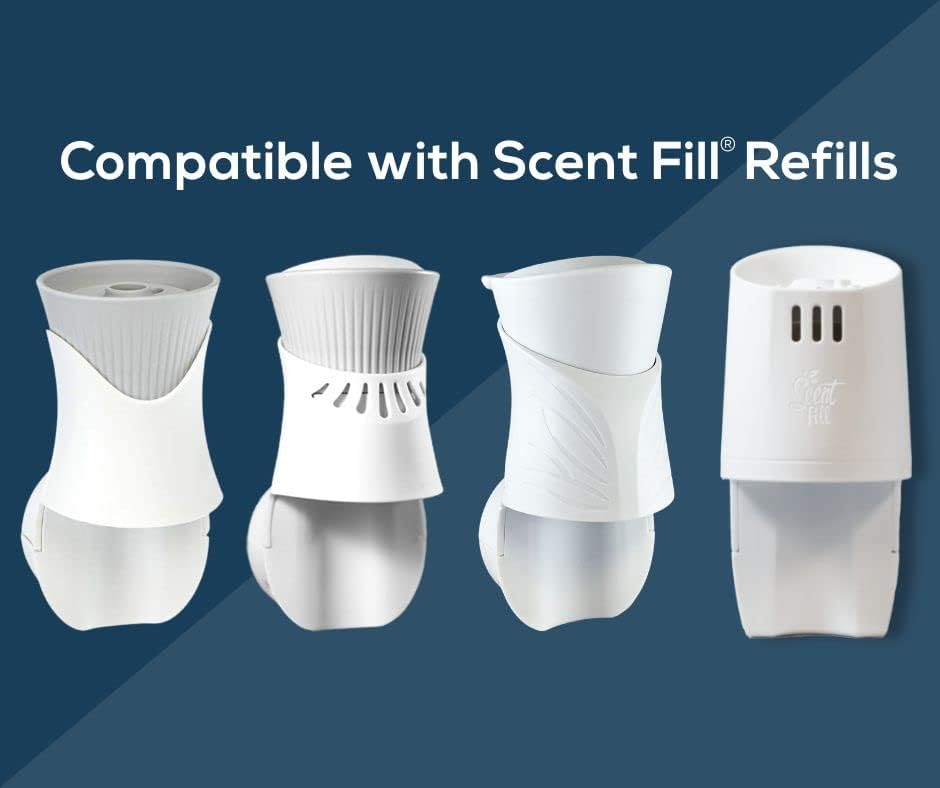 Scent Fill Grapefruit Vanilla Plug in Air Freshener, 4 Scented Oil Refills