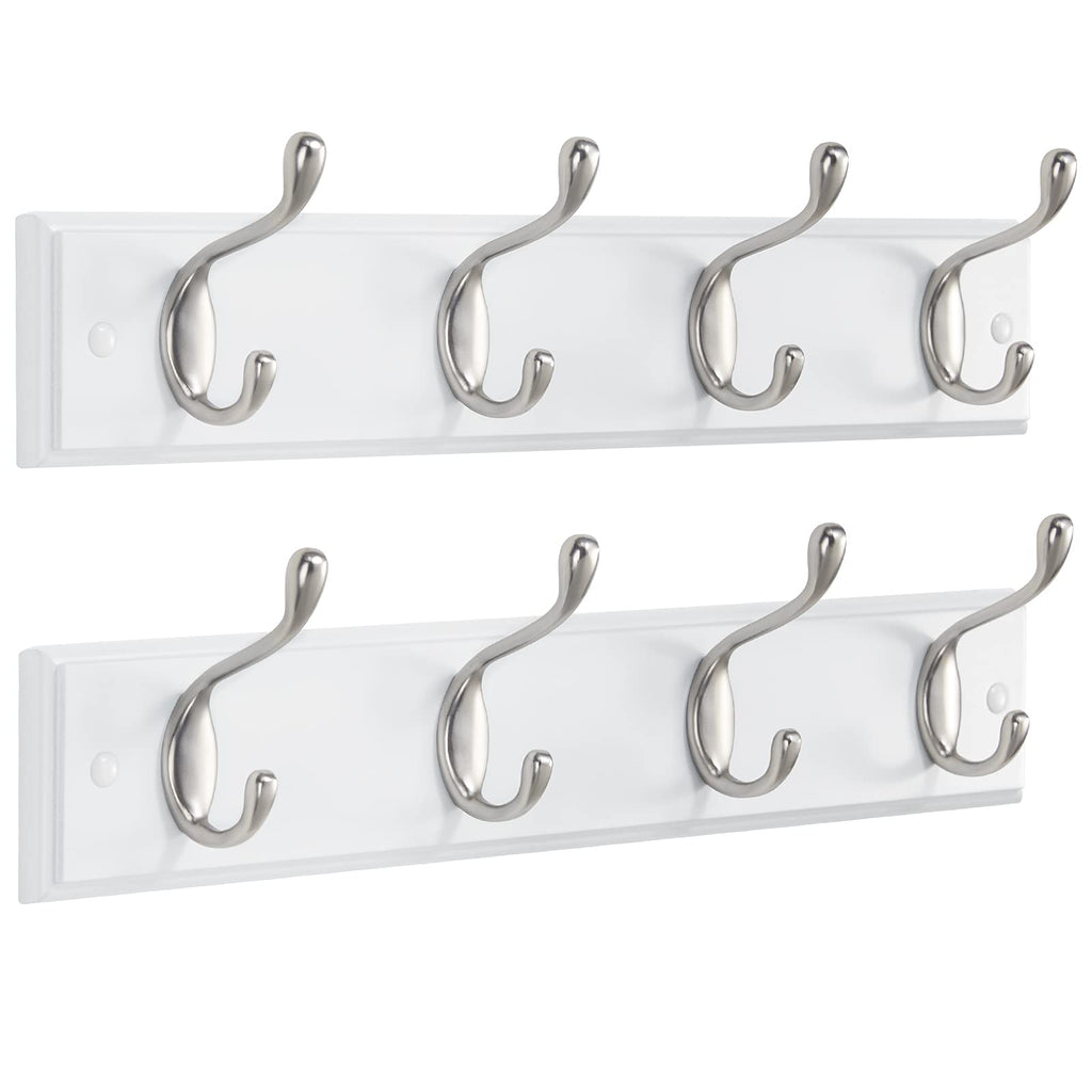 AMADA HOMEFURNISHING Coat Rack Wall Mount 2 Pack, Coat Hooks Wall Hooks Coat Hangers for Wall, Hat