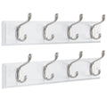 AMADA HOMEFURNISHING Coat Rack Wall Mount 2 Pack, Coat Hooks Wall Hooks Coat Hangers for Wall, Hat