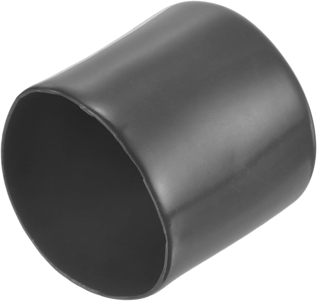 uxcell 20pcs Rubber End Caps 44mm(1 3/4") ID Vinyl Round Tube Bolt Cap Cover Thread Protectors Dark