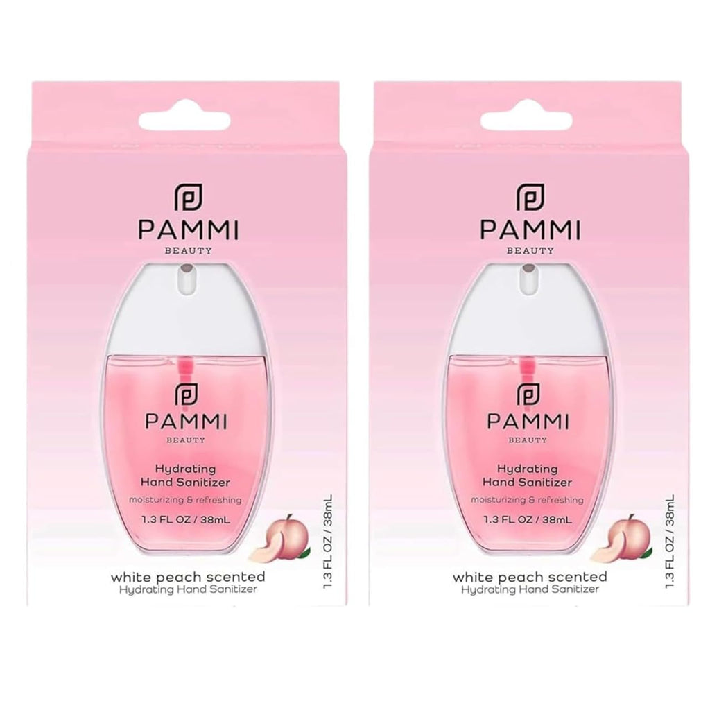 PAMMI Power Mist Hydrating Hand Sanitizer Spray, Portable Travel Size Pocket Hand Sanitizer