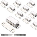 Mousike Cabinet Magnets Magnetic Door Catch Stainless Steel Door Magnet for Kitchen Bathroom