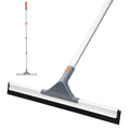 Eazer Floor Squeegee for Floor: Heavy Duty Scrubber with Extendable 60'' Aluminum Pole and Rubber