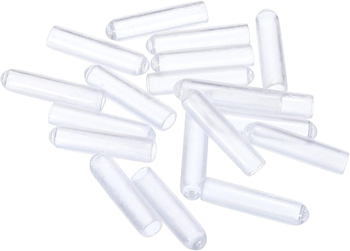 uxcell 20pcs Rubber End Caps 3mm(1/8") ID Vinyl PVC Round Tube Bolt Cap Cover Screw Thread