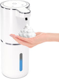 Automatic Foaming Soap Dispenser,Touchless Foam Soap Dispenser,12.8oz Rechargeabled Wall Mounted