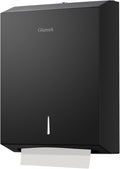Paper Towels Dispenser Wall Mounted with Key Lock, Multifold C Fold Trifold Hand Towel Dispenser