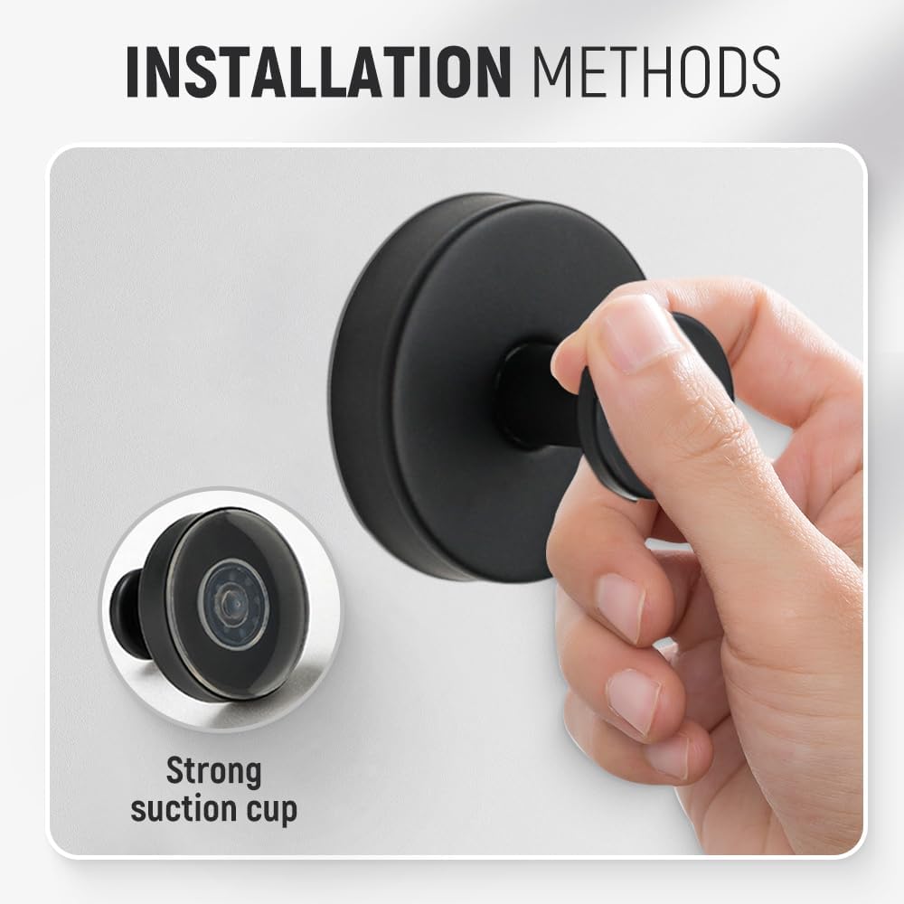 Suction Cup Hooks for Wreaths, 2025 New No Drill Suction Cup Hooks on Glass, Wreath Hanger for