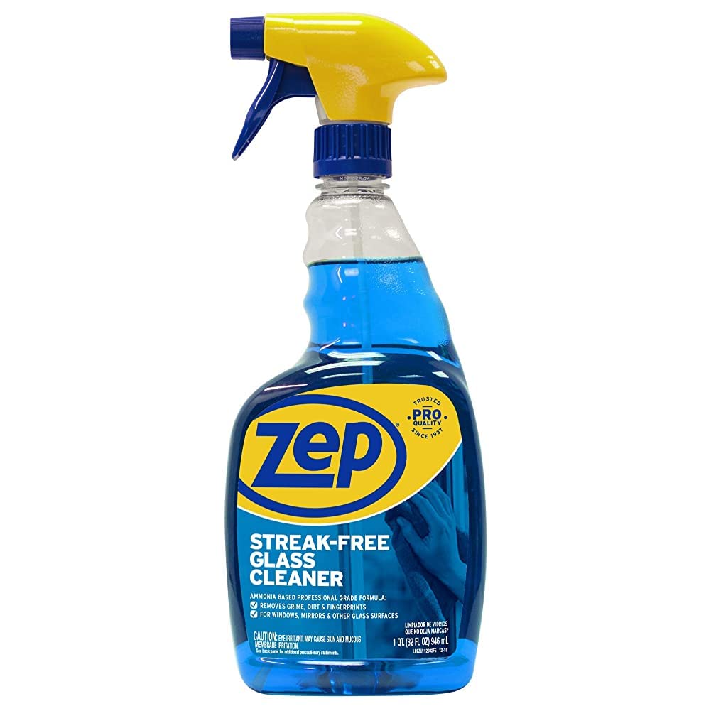 Zep Streak-Free Glass Cleaner 32 oz ZU112032 , Blue