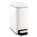TrashAid Slim Bathroom Trash Can with Lid Soft Close, 6 Liter/1.6 Gallon Stainless Steel Small