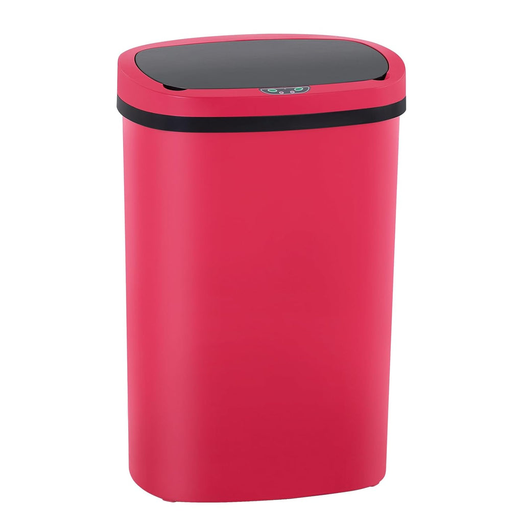Automatic Motion Sensor Bathroom Trash Can with Lid, 13 Gallon Touchless Trash Bin, Smart Dog Proof