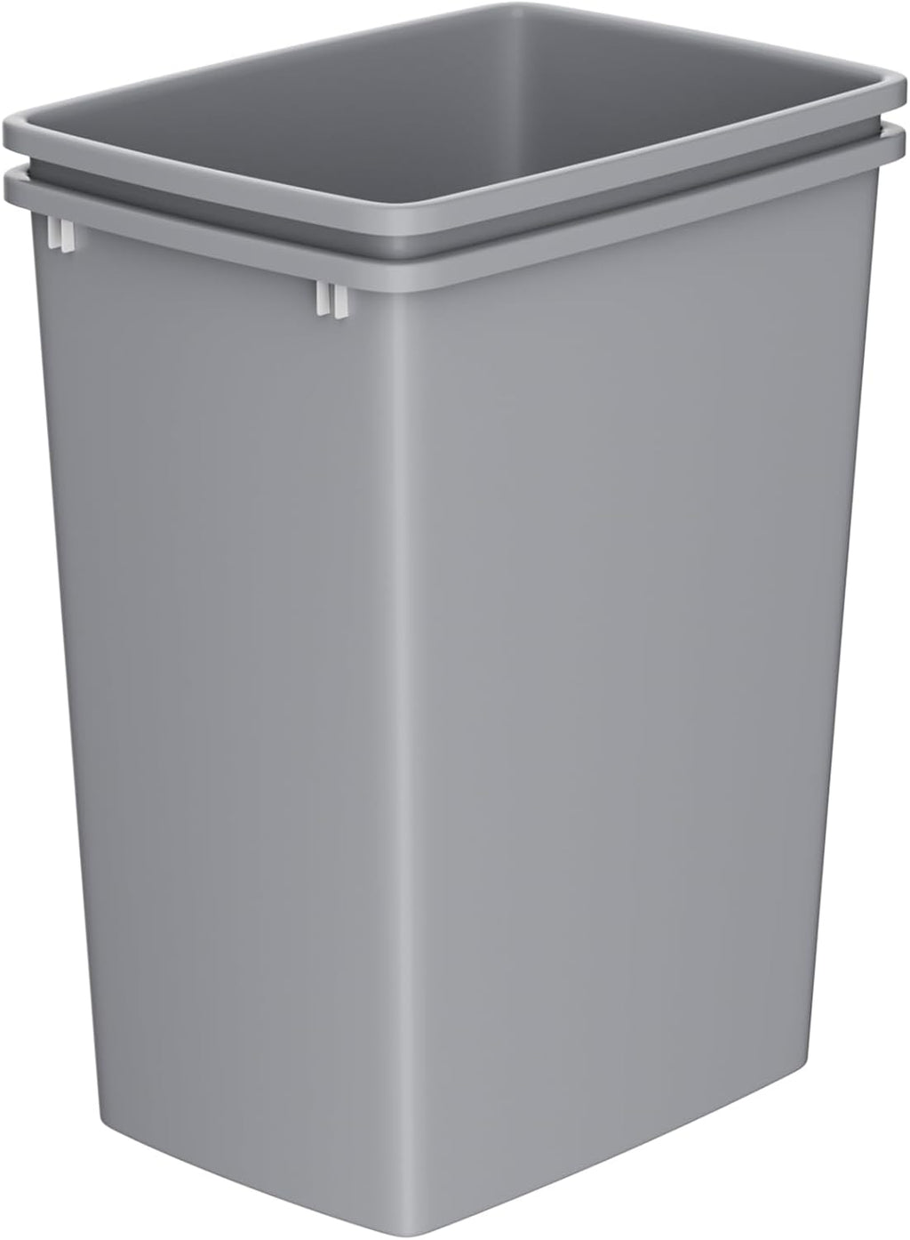35 Quart Plastic Trash Can, Under Canbinet Waste Bin, 9-Gallons Slim Trash Can for Kitchen Bedroom