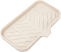 Silicone Bathroom Soap Dishes with Drain Spout-Bathroom and Kitchen Sink Organizer,Sponge