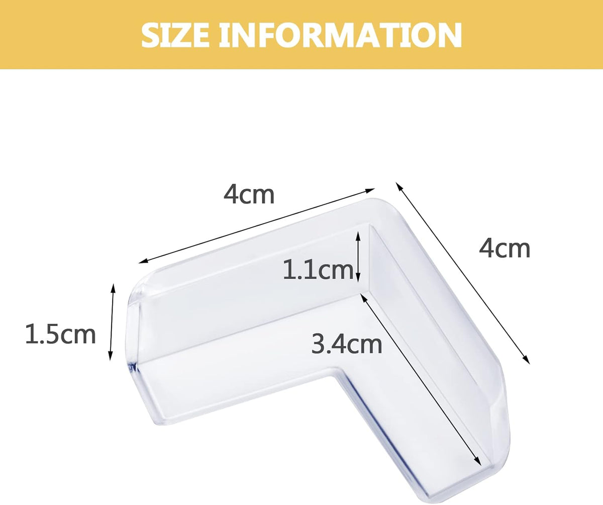 8 Pack Corner Protector for Baby, Clear Furniture Corner Guard & Edge Safety Bumpers for Table