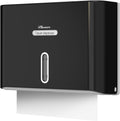 Paper Towel Dispenser Wall Mount, Adhesive No Drilling Multifold Trifold C Fold Commercial Hand