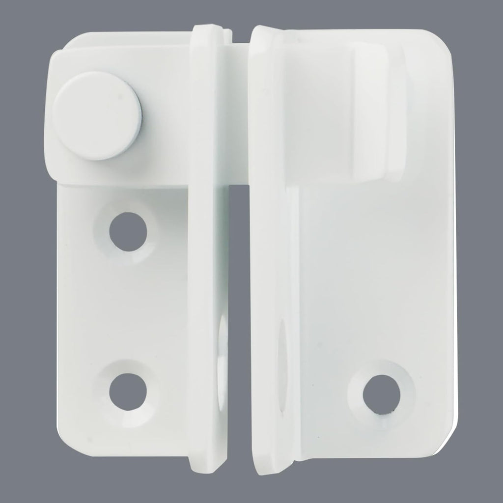 Alise Flip Latch Gate Latch White Shed Lock Shed Latch Barn Door Lock Locking Latches for Barn
