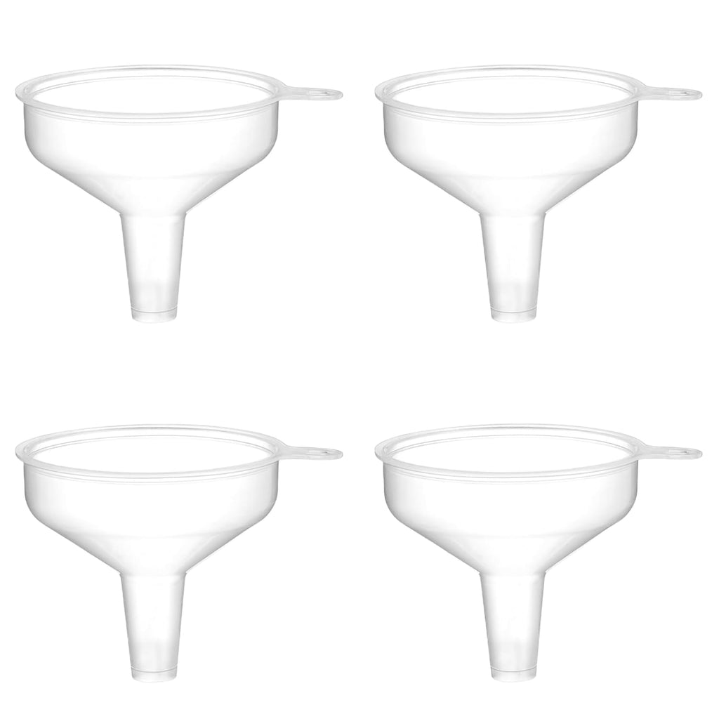 Small Funnels 4 Pack Food Grade Funnel Easily Transfer Liquids Granules Powders Funnels for Kitchen