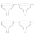 Small Funnels 4 Pack Food Grade Funnel Easily Transfer Liquids Granules Powders Funnels for Kitchen