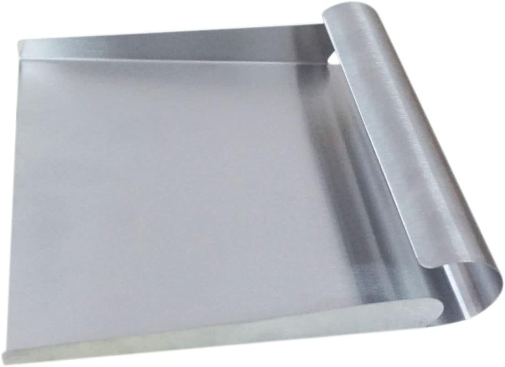 Stainless Steel Food Scooper, Food Mover, Food shovel Spatula, Cutting-board Scraper, Bench Scrape