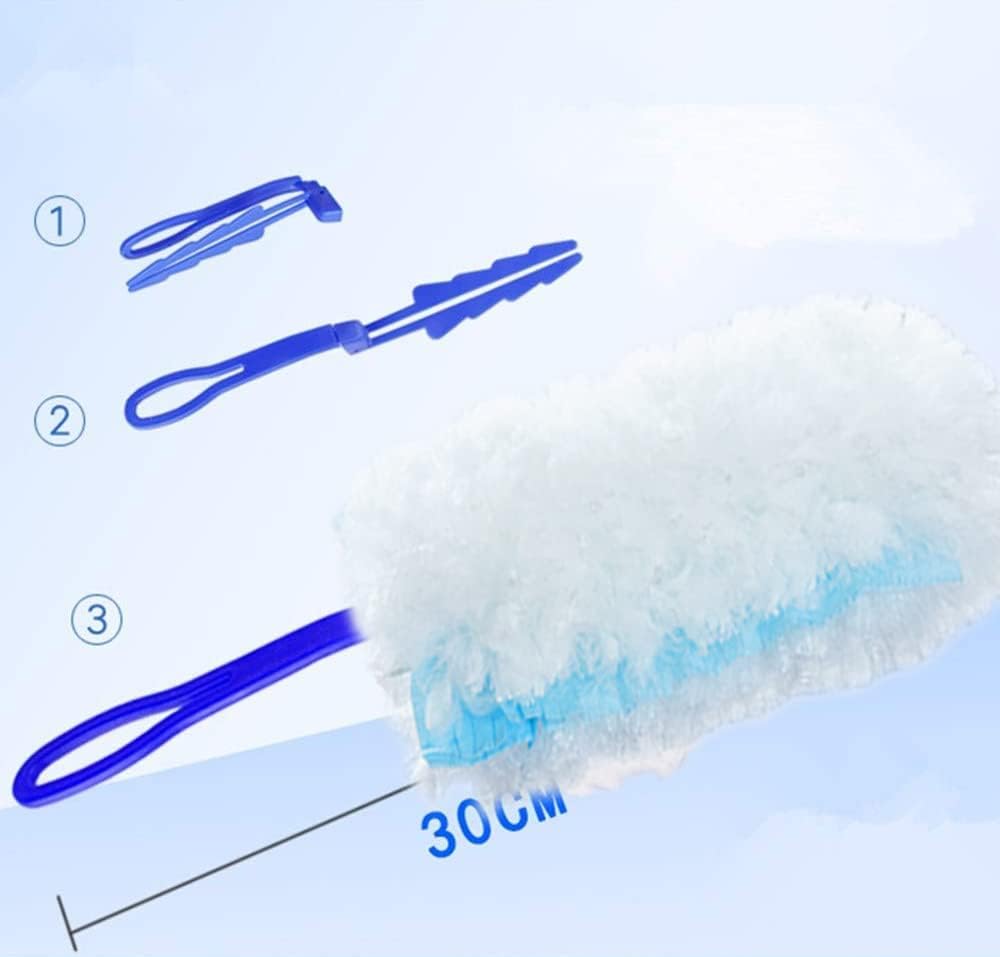 360 Degree Dusters Multi Surface Duster Refills Kit Extender Handle (1 Long Handle to + 1 Short
