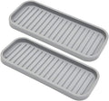 Silicone Sponge Holder 2 Pack, Dish Soap Holder for Kitchen Counter, Waterproof Sponge Soap Tray