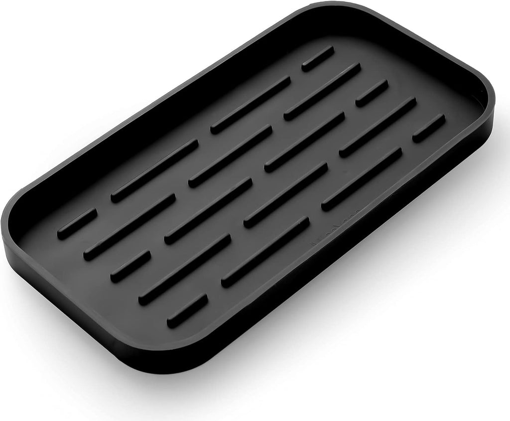 Silicone Kitchen Sink Organizer Tray for Multiple Usage,Eco-Friendly Sponges Holder for Kitchen